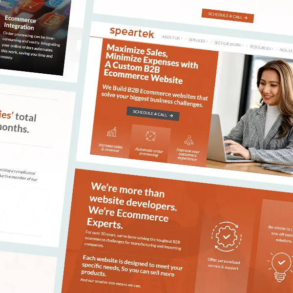 Speartek website screenshot